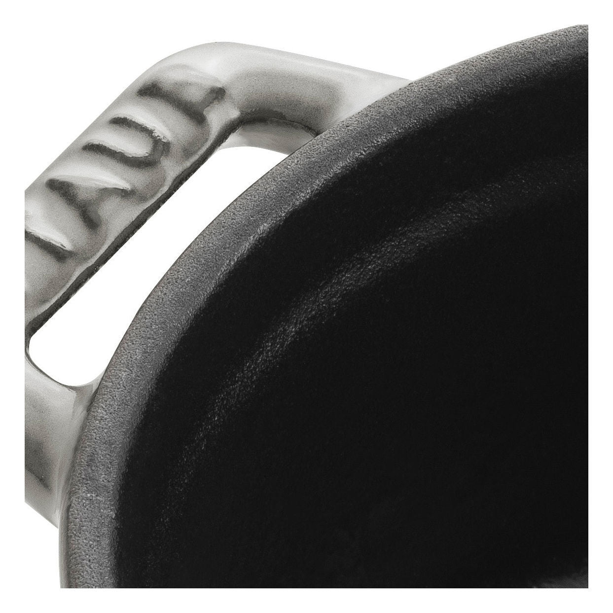 STAUB La Cocotte 250 mL Cast Iron Round Mini Cocotte, Graphite-Grey