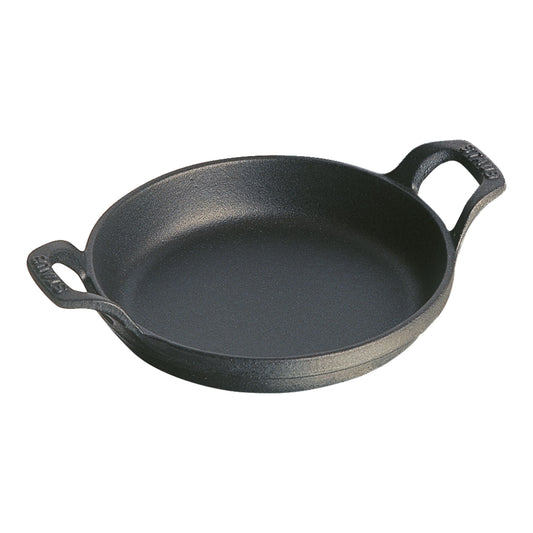 STAUB Specialities 750 ml Cast Iron Round Oven Dish, Black