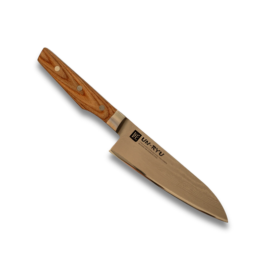 Un-Ryu VG-10 170 mm Santoku Knife 33‑Layer