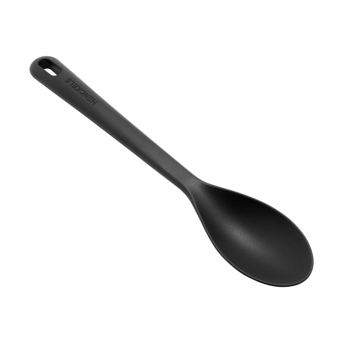 HENCKELS Silicone Onyx 31 cm Silicone Cooking Spoon, Black
