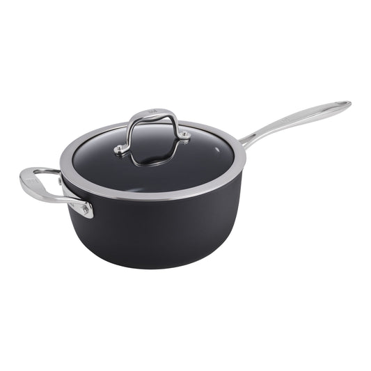 ZWILLING Forte Plus Sauce Pan With Lid, Aluminum, Ceramic Titanium