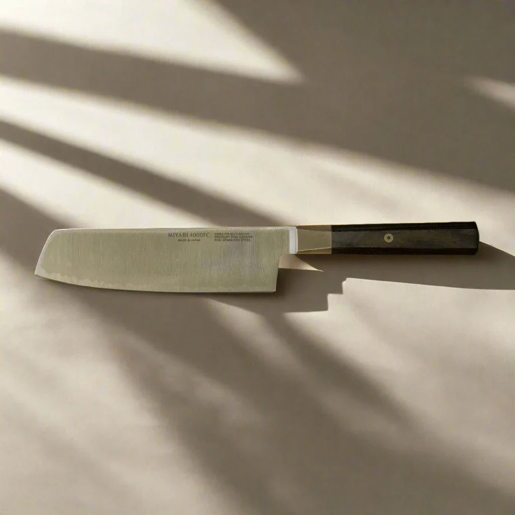 Miyabi 4000 FC Nakiri Knife 6.5" – Black Handle
