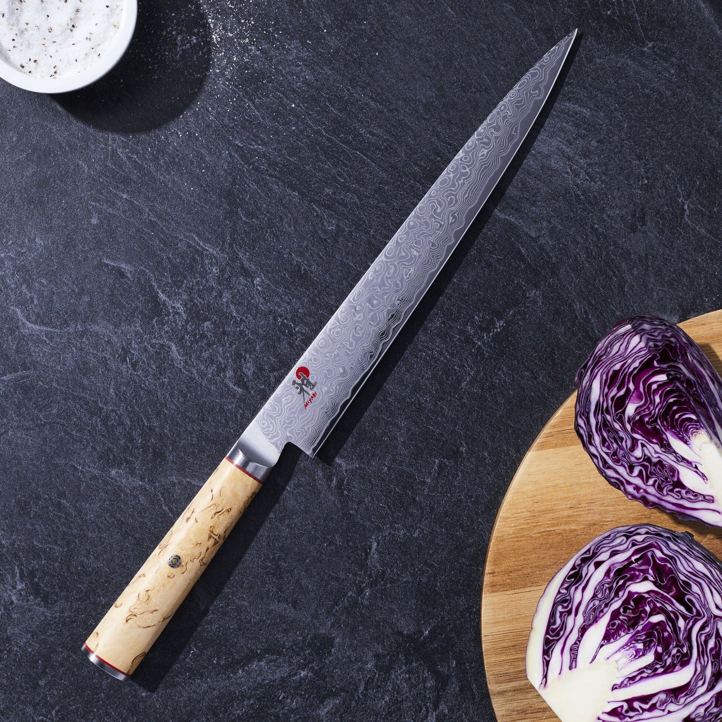 Miyabi Sujihiki Knife 9" – Birchwood, 5000 MCD Series