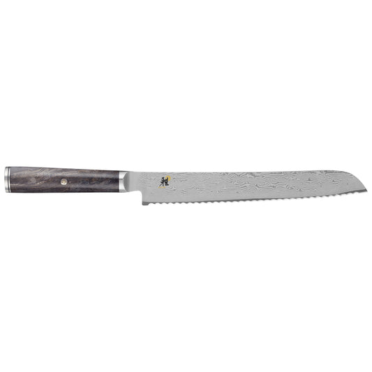 MIYABI 5000 MCD 67 9.5 inch Bread Knife, Brown