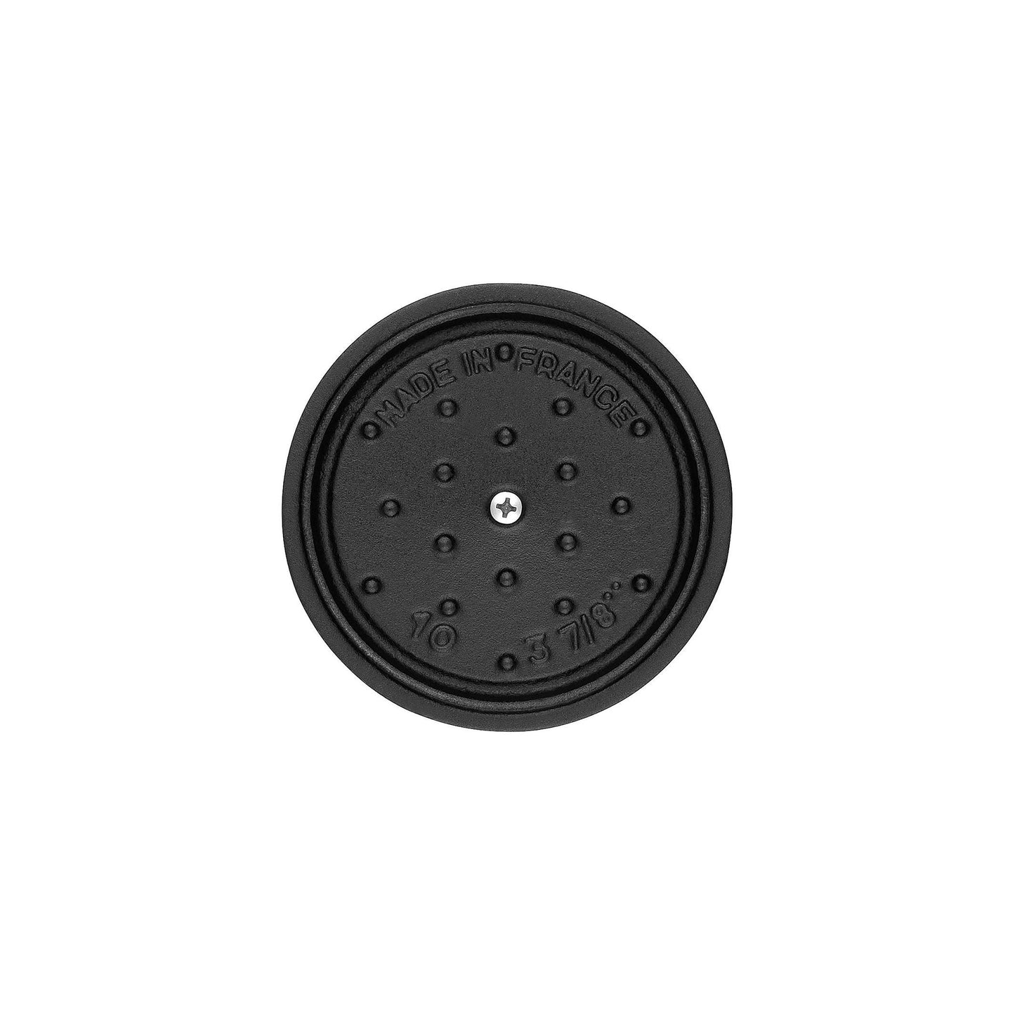 STAUB La Cocotte 250 mL Cast Iron Round Mini Cocotte, Black