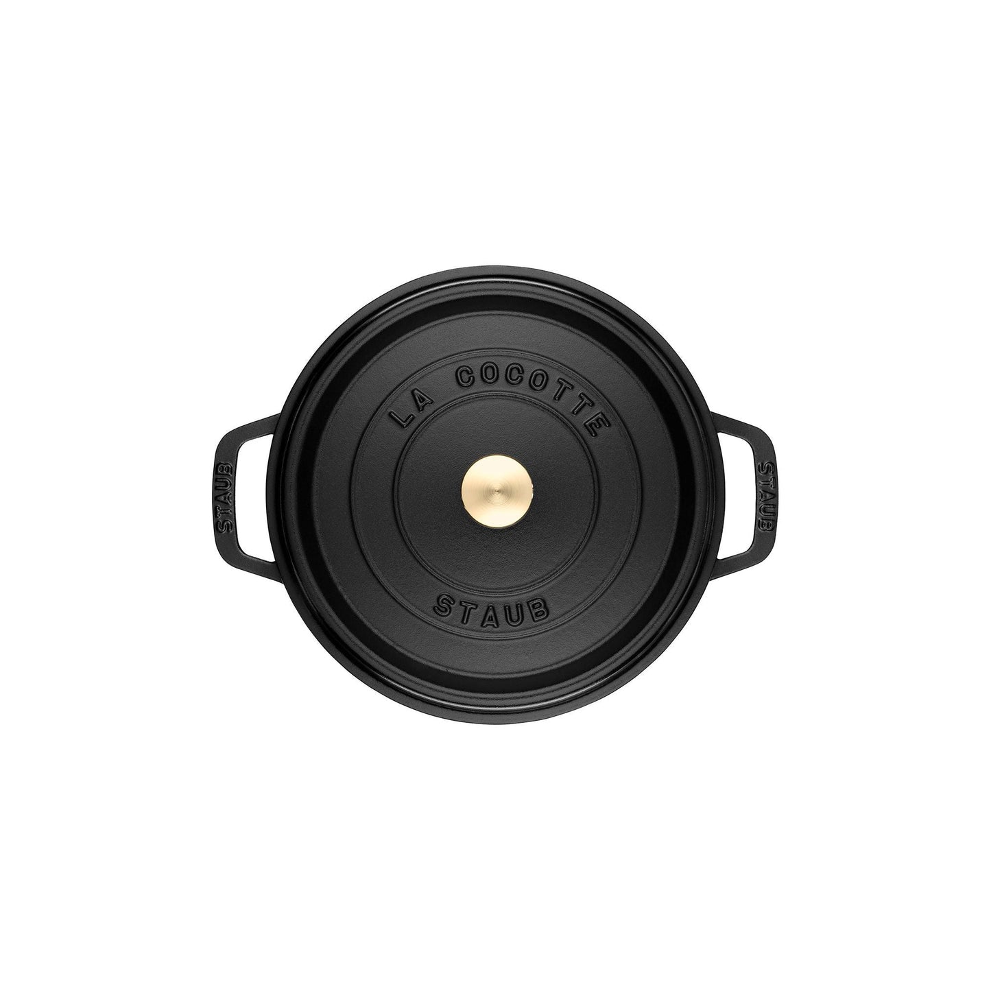 STAUB La Cocotte 12.5 L Cast Iron Round Cocotte, Black