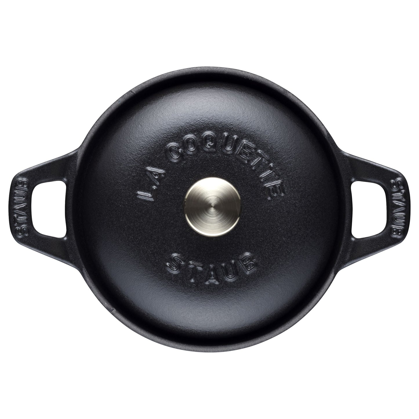 STAUB Specialities 500 ml Cast Iron Round La Coquette, Black
