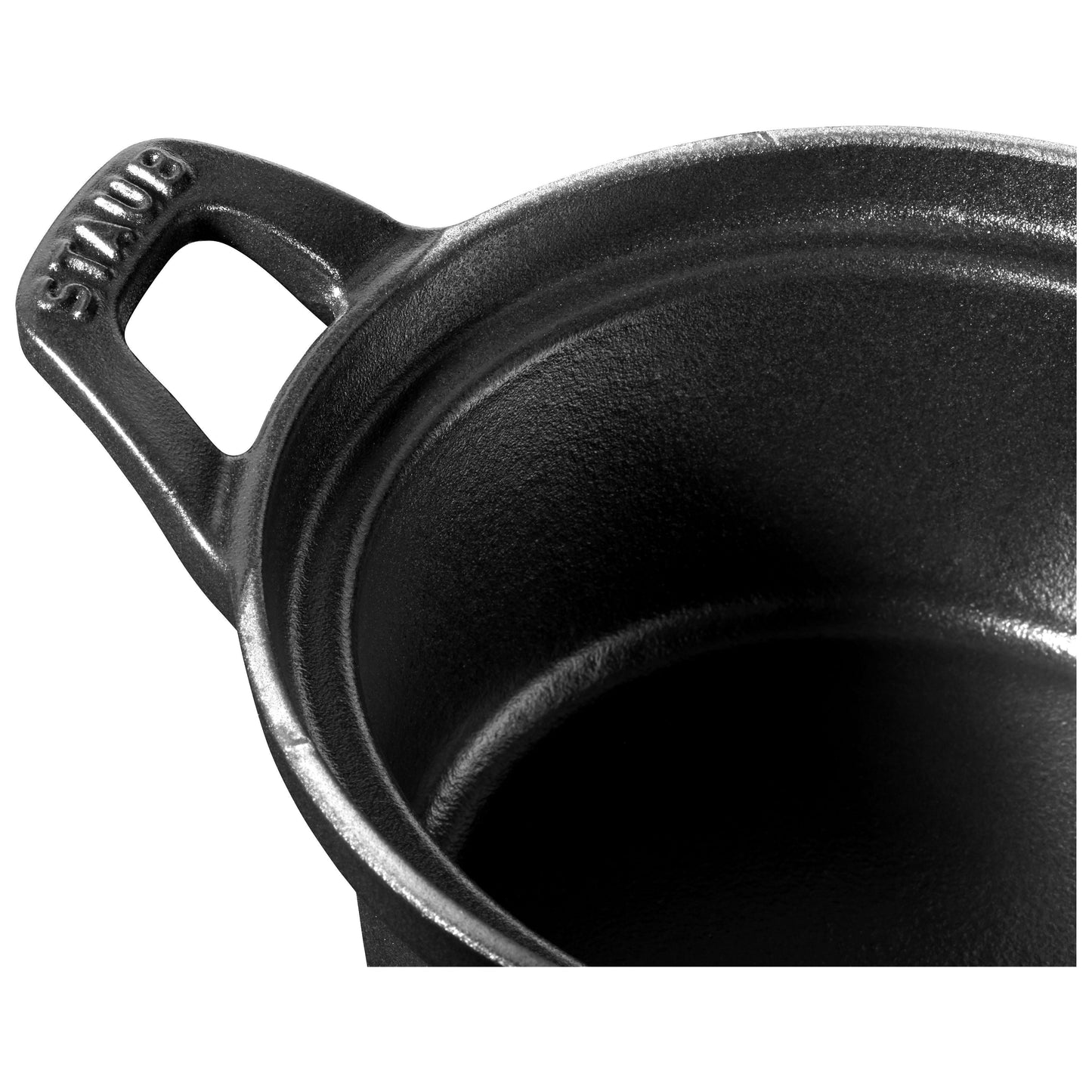 STAUB Specialities 500 ml Cast Iron Round La Coquette, Black