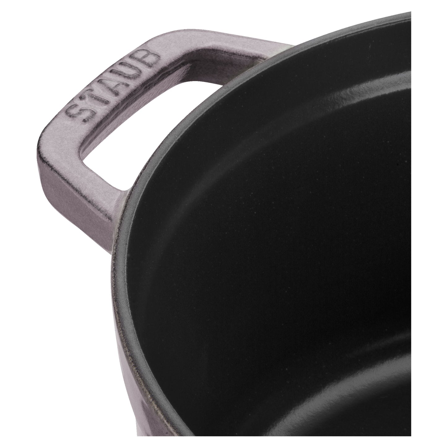 STAUB La Cocotte 5.25 L Cast Iron Round Cocotte, Cherry Blossom