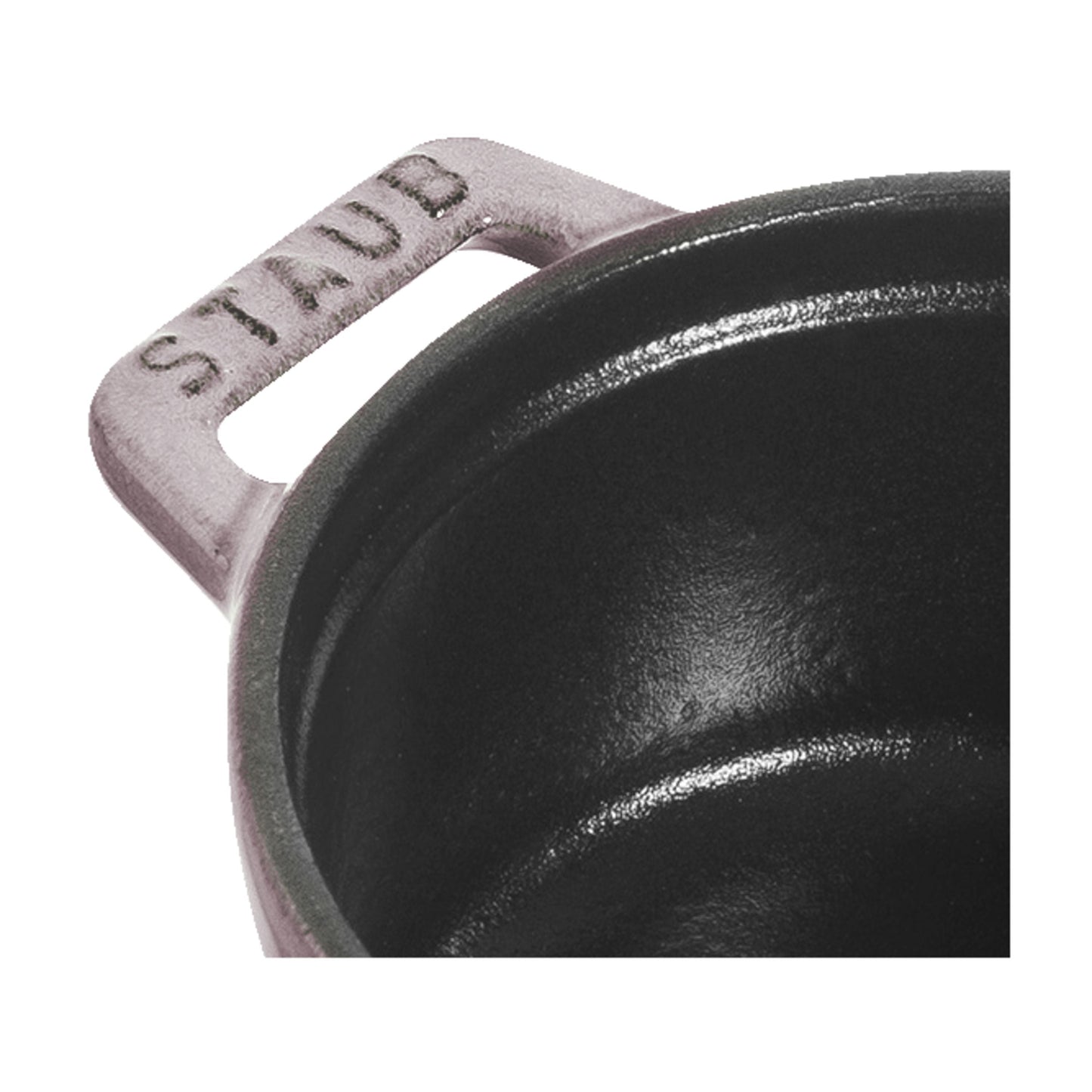 STAUB La Cocotte 250 mL Cast Iron Round Mini Cocotte, Cherry Blossom