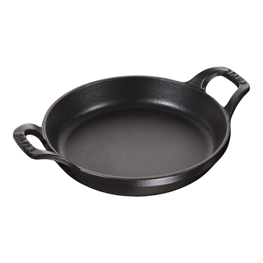STAUB Specialities 400 mL Cast Iron Round Oven Dish, Black