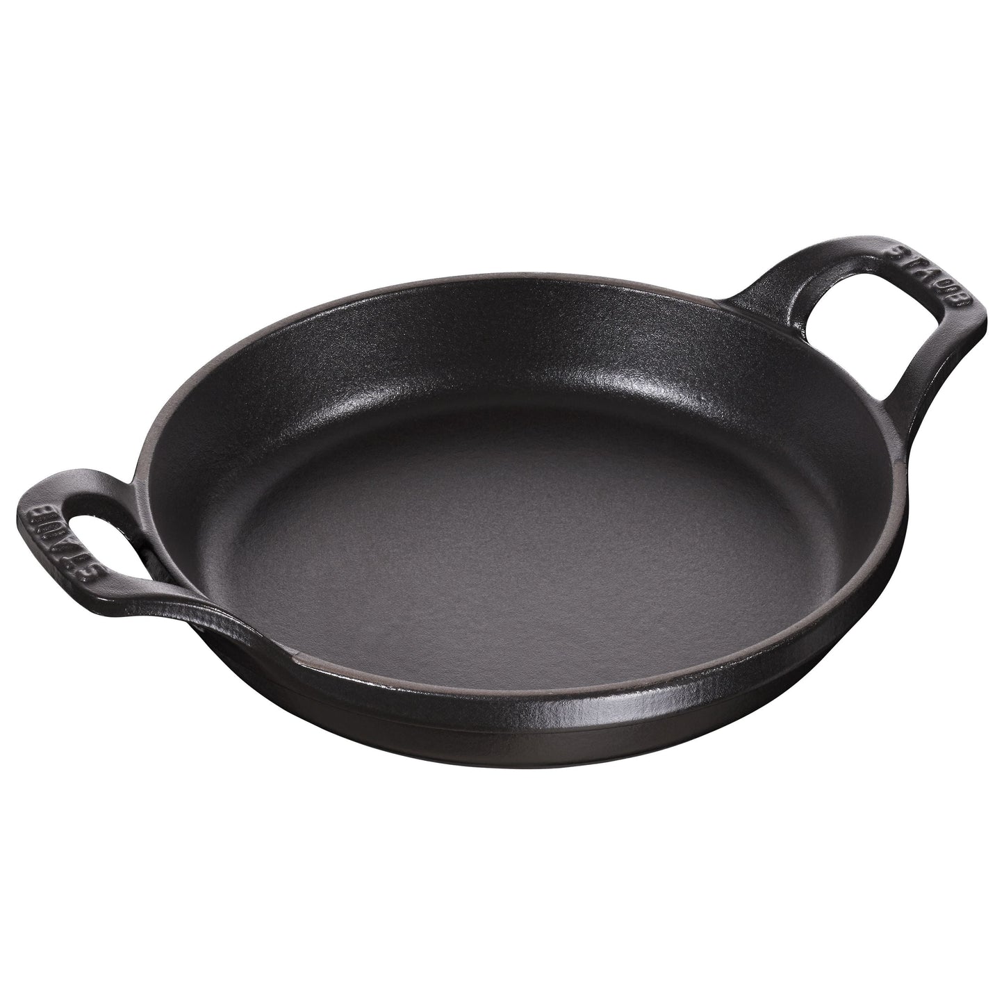 STAUB Specialities 750 ml Cast Iron Round Oven Dish, Black