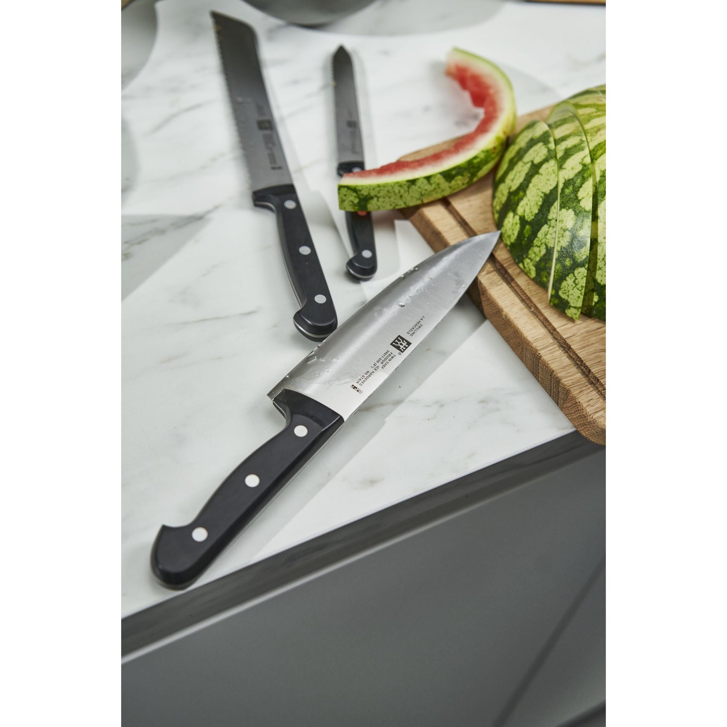ZWILLING TWIN Chef 2 9 Piece Knife Block Set, Anthracite