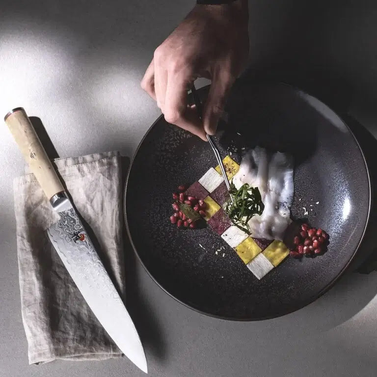 Miyabi Gyutoh Knife 8" – Birchwood, 5000 MCD Series