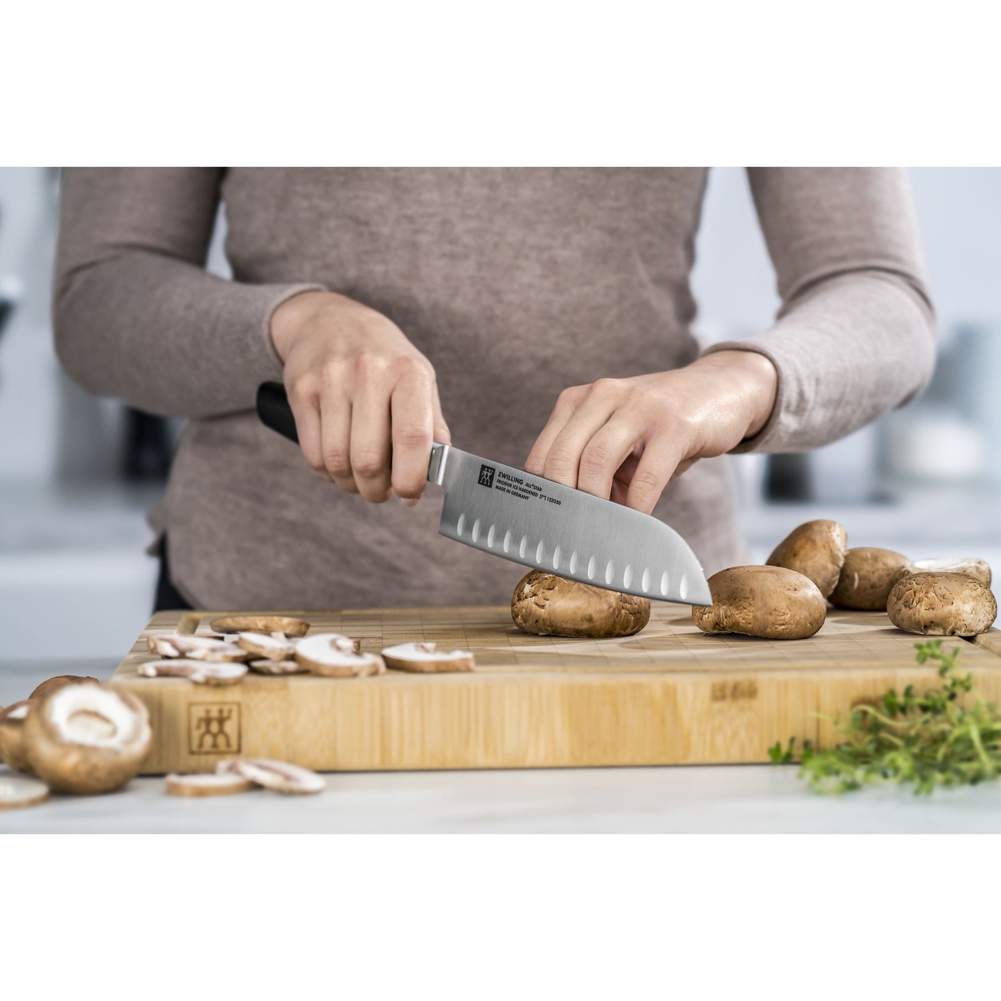 ZWILLING All * Star 7 inch Santoku, Silver