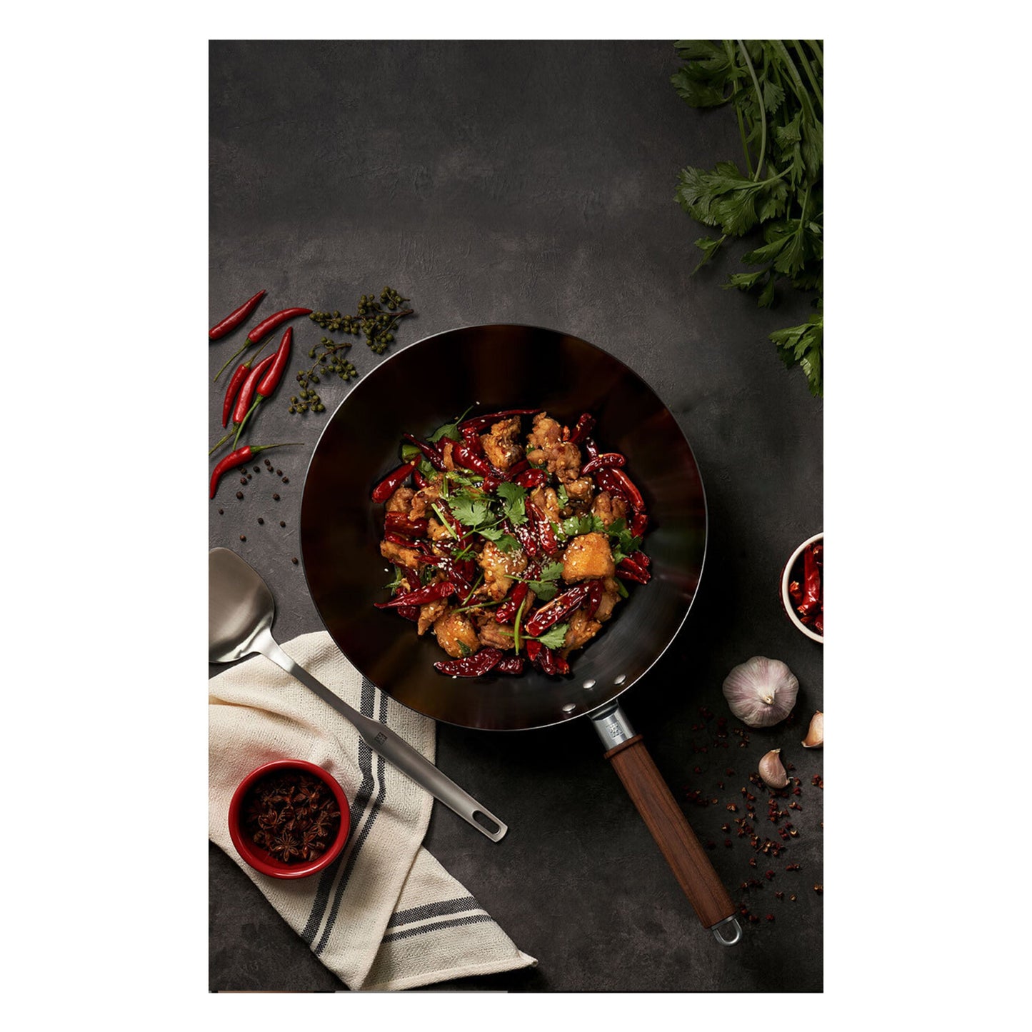 ZWILLING Dragon 30 cm / 12 inch Carbon Steel Wok