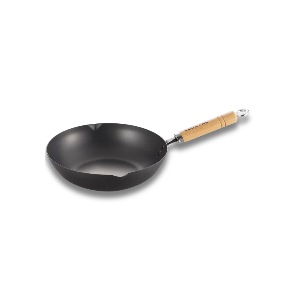 Yoshikawa Cook-Pal REN 20cm Nitrided Carbon Steel Deep Fry Pan