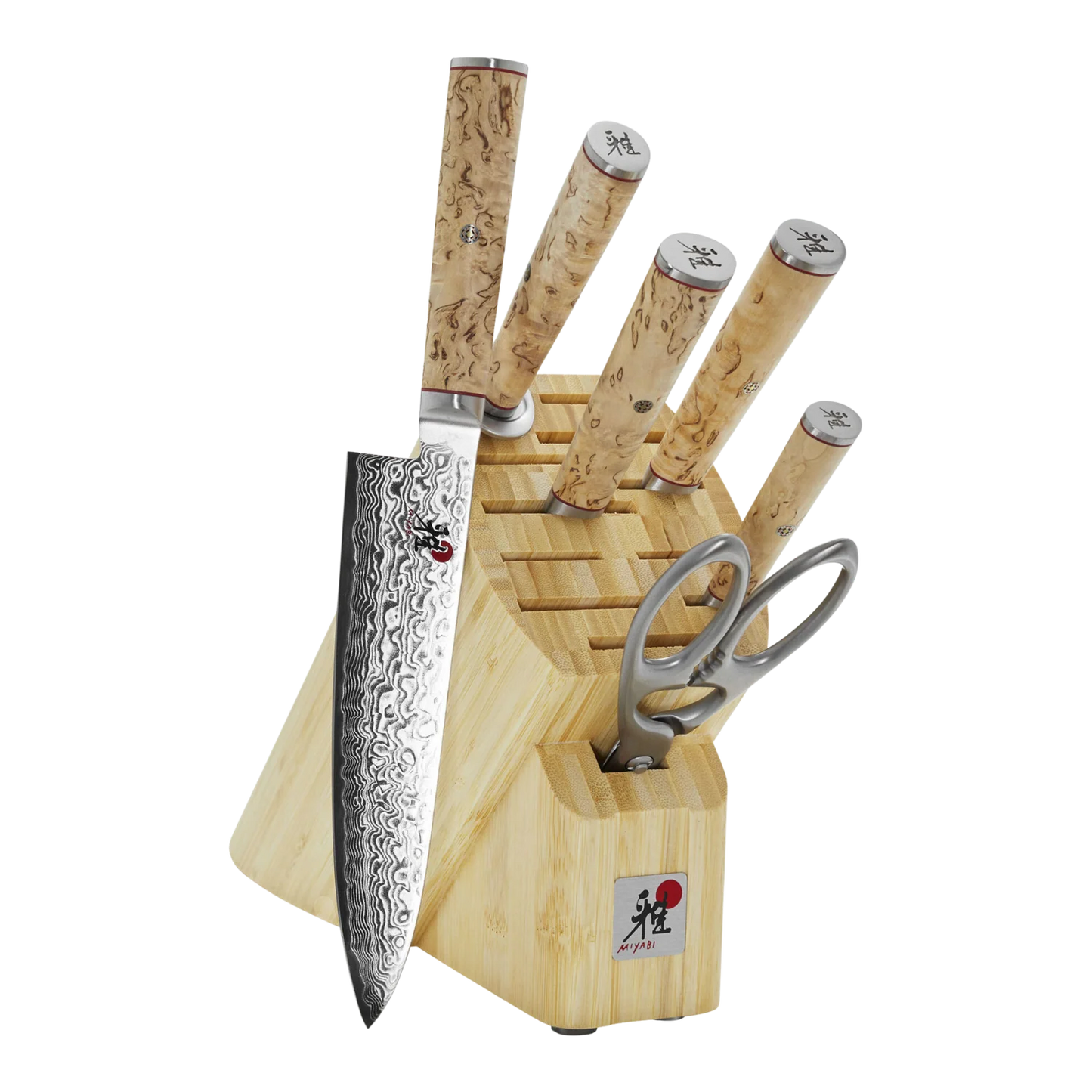 Miyabi 5000 MCD 7-Piece Knife Block Set – Birchwood