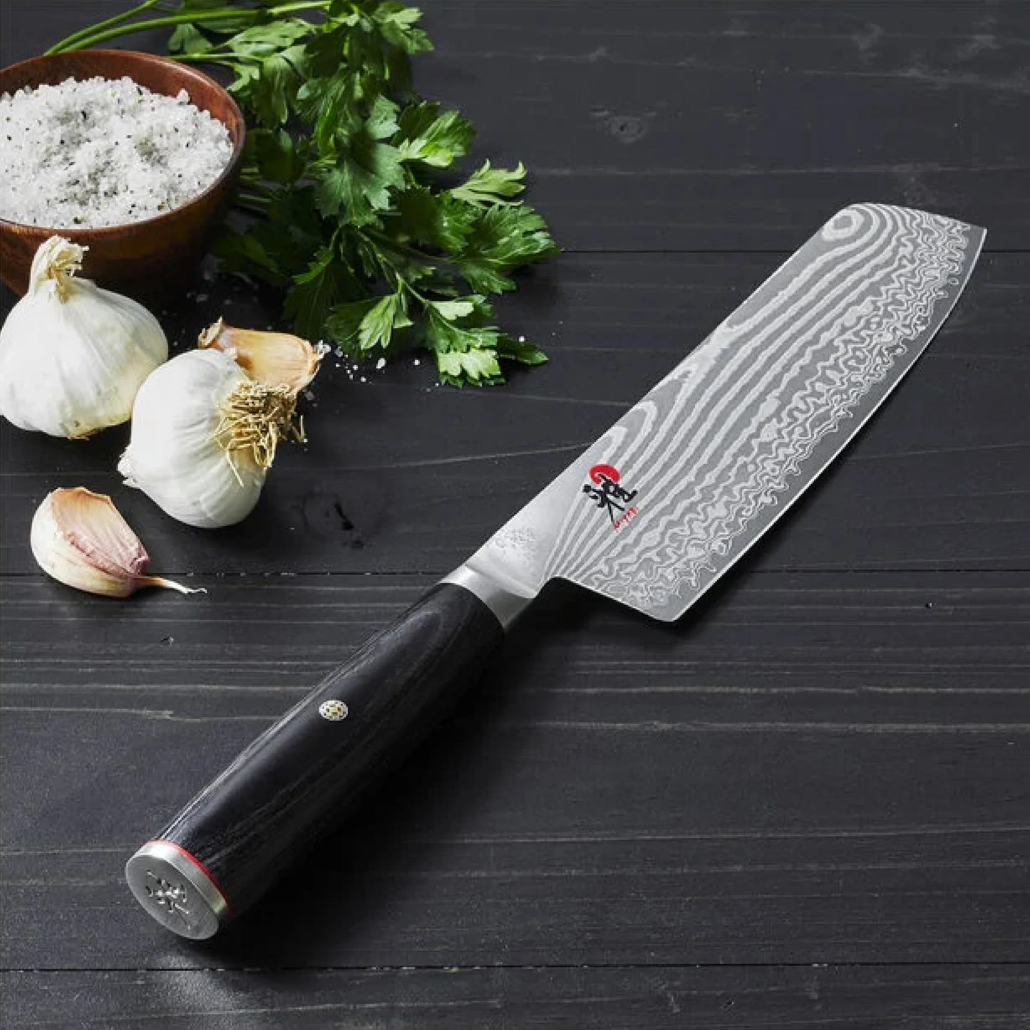 Miyabi Kaizen II 5000FCD Nakiri Knife 6.5″ – FC61 Core, Damascus Steel