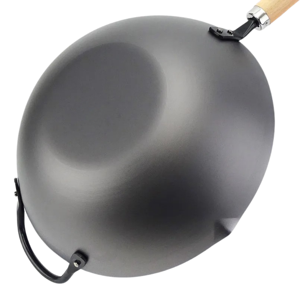 Yoshikawa Cook-Pal REN 30cm Nitrided Carbon Steel Wok