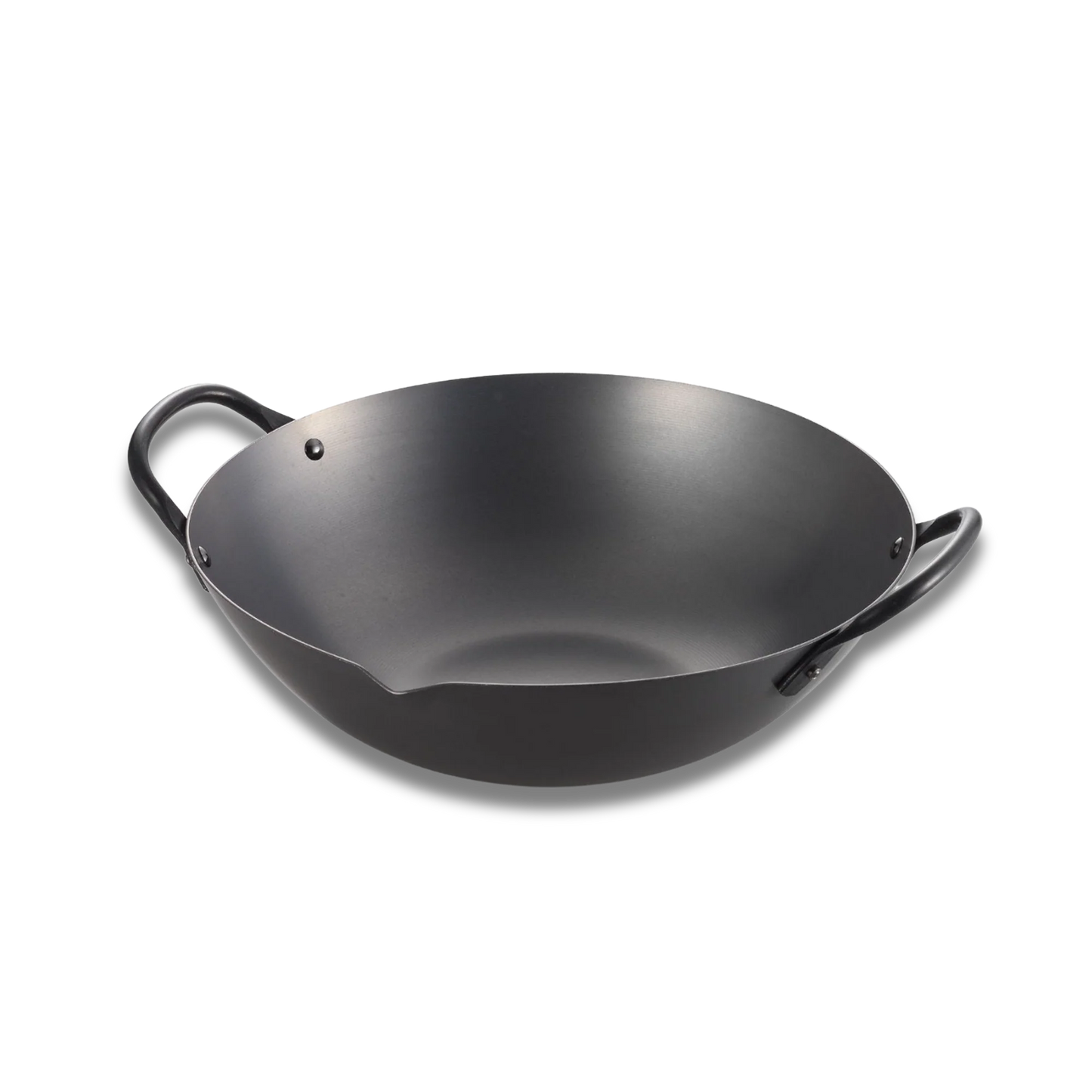 Yoshikawa Cook-Pal REN 36cm Nitrided Carbon Steel Guangdong Wok